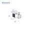 Kibi Cube Bathroom Towel & Robe Hook 2 Count KBA1501CH-2PC - alternate 9